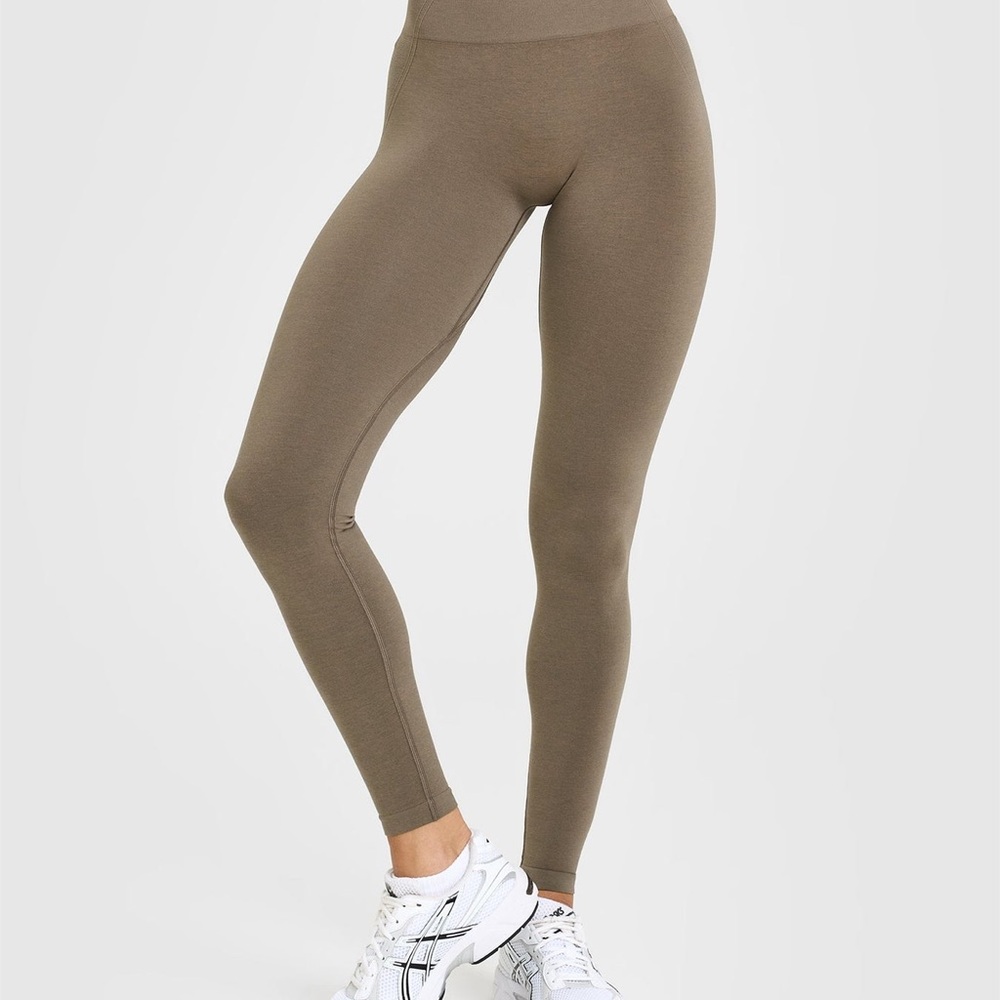 Oner Active Seamless High-Waist Leggings in Olive Green